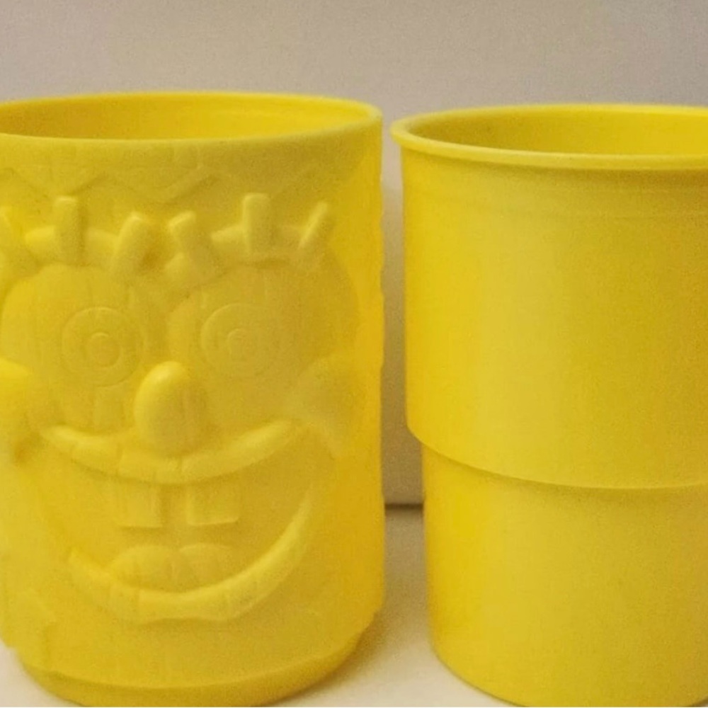 Yellow SpongeBob Tiki 2024 Cup Burger King